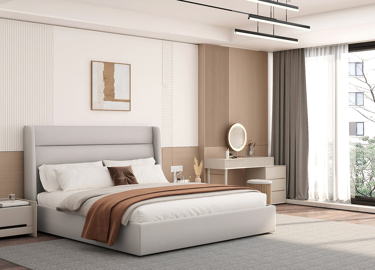 Alessio Fabric Contemporary Bed