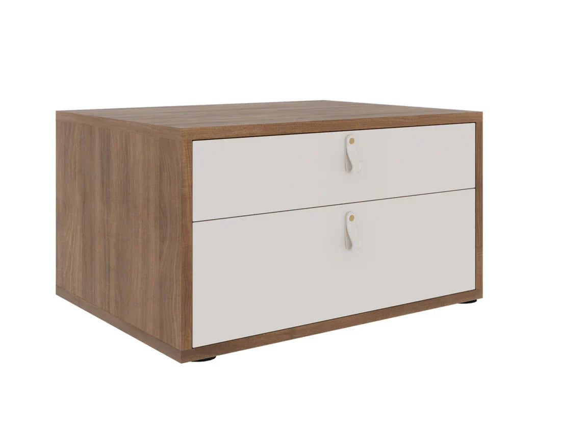 Agora Walnut Contemporary Nightstands