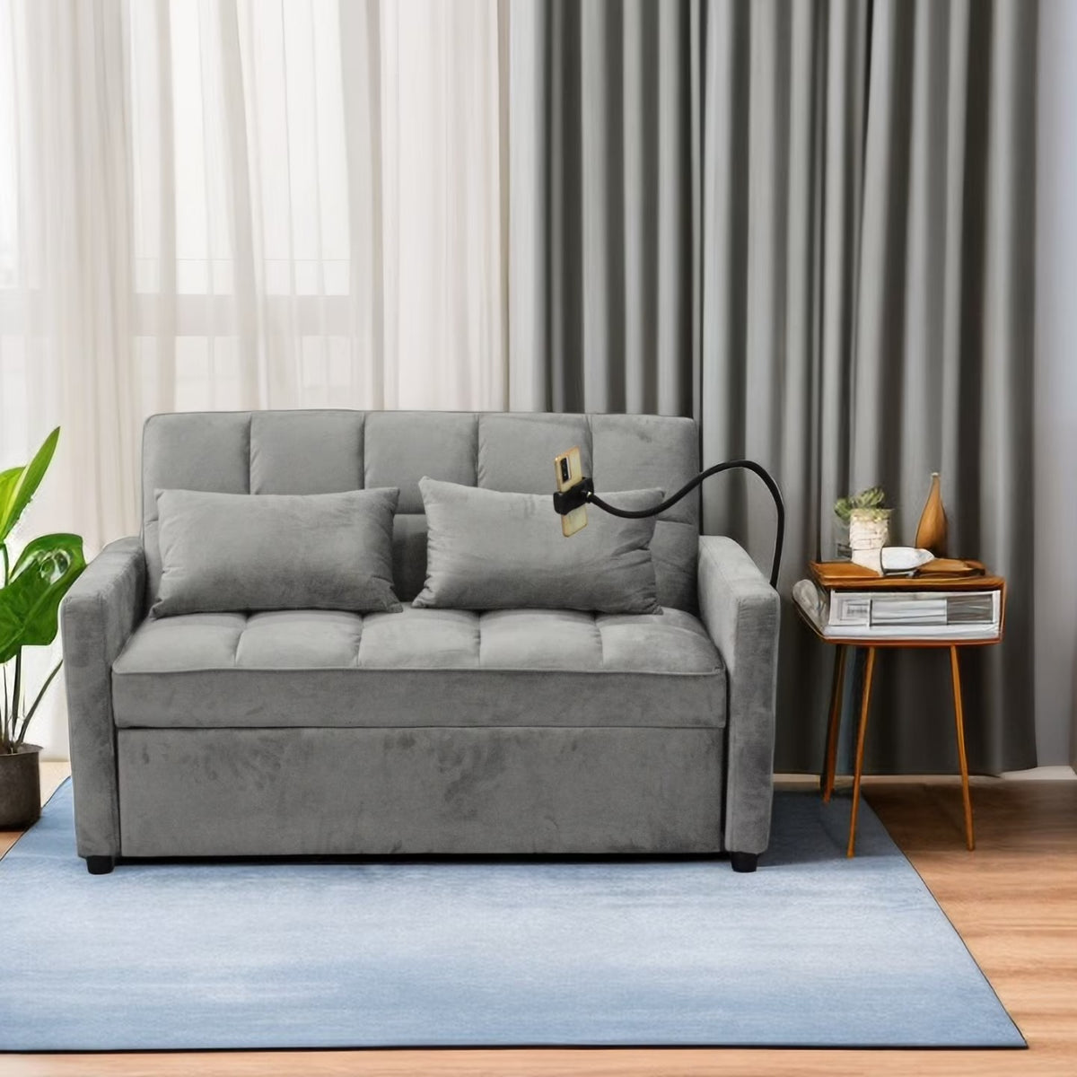 3 in 1 Convertible Sleeper Sofa Bed